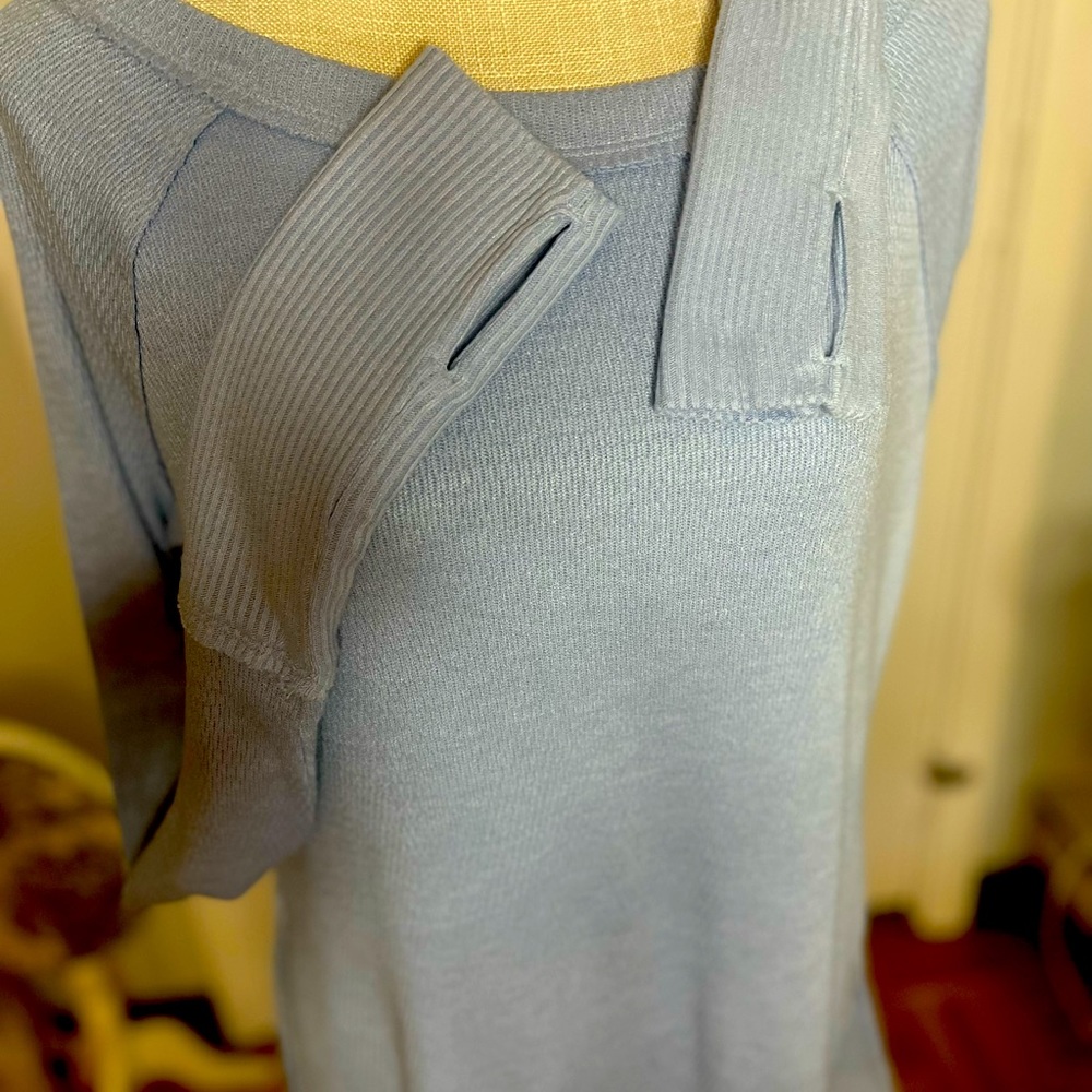 NWOT Free People Thermal Shirt - Picture 2 of 9